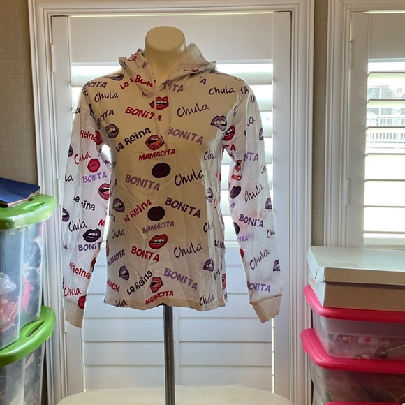 On Fire Multicolor Graphic Hoodie - Picture 1 of 5